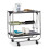Folding serving trolley 1