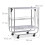 Folding serving trolley 4
