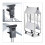 Folding serving trolley 6