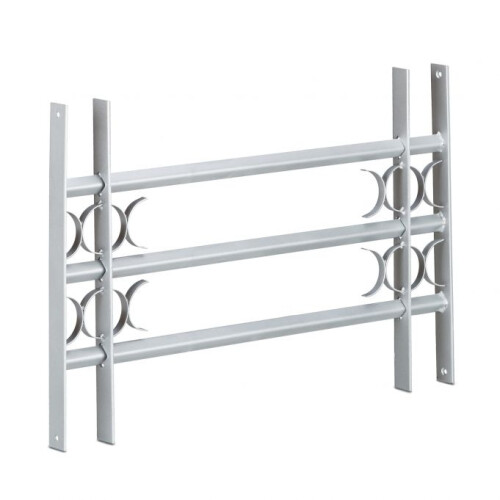 Burglar protection with extendable window grill