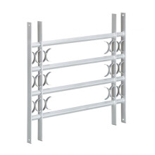 Burglary protection with extendable window grill