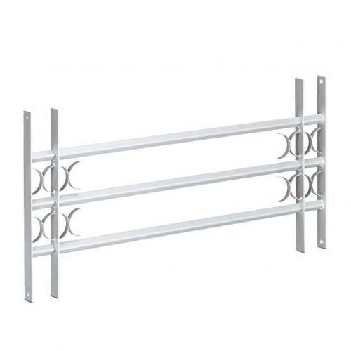 Burglary protection with extendable window grill