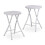 2 Stk. Klapphocker aus Rattan 1
