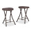 2 Stk. Klapphocker aus Rattan 1