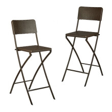 Klappbarer Barhocker BASTIAN 2er Set