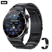 Smartwatch z funkcją połączeń Bluetooth, pomiar tętna, wodoodporny, tracker sportowy i fitness