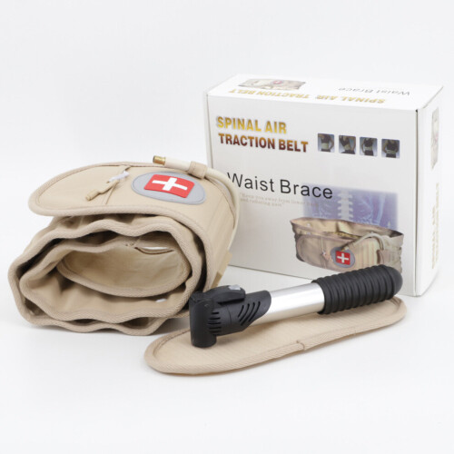 Decompression Belt Back Brace Lumbar Support Spinal Traction Extender Lower Back Pain Relief 1