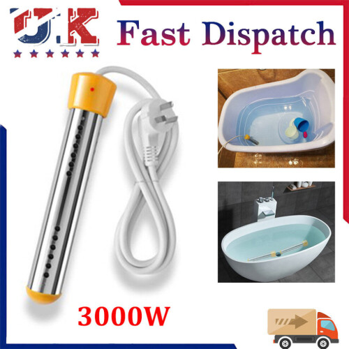 3000W UK Plug Immersion Water Heater Electric Element Boiler for Bathroom Tools 1