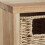 Wall shelf in walnut with baskets 7