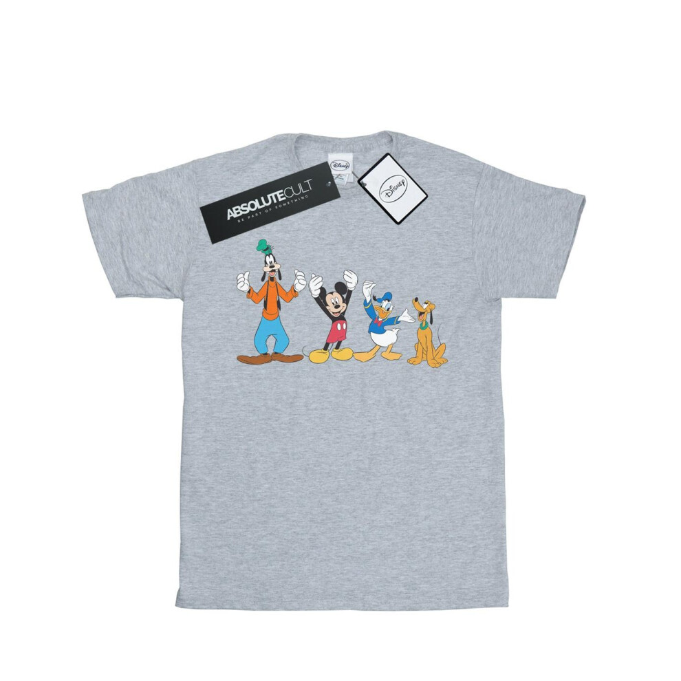 Mickey Mouse Friends Cotton Boyfriend T-Shirt