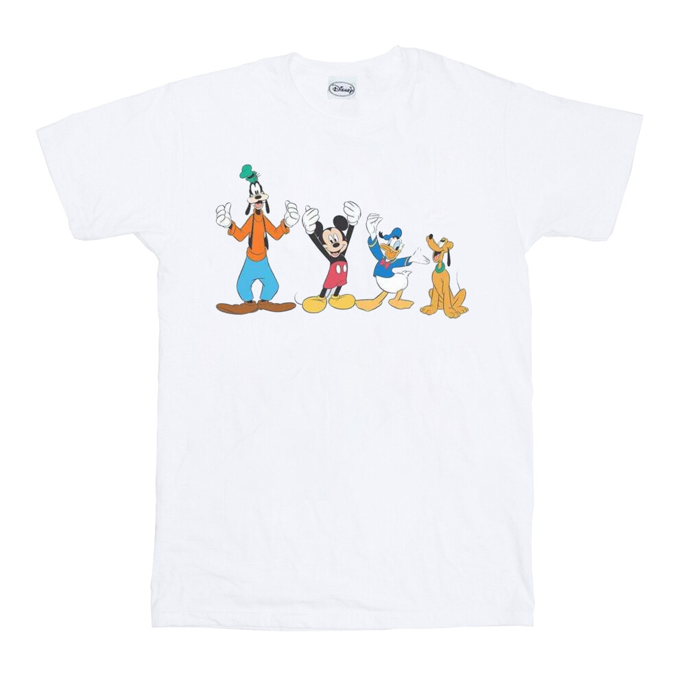 Mickey Mouse Friends Cotton Boyfriend T-Shirt