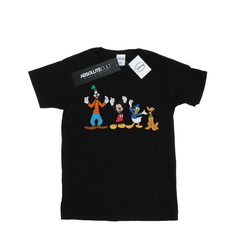 Mickey Mouse Friends Cotton Boyfriend T-Shirt