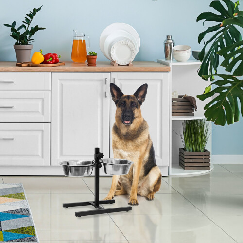 Futterstation für Hunde heb- und senkbar 1