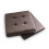 Tabouret pliable avec rangement en tissu lin 9
