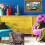 Hocker mit Stauraum Trendmotiv 3