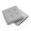 Tabouret pliable avec rangement en tissu lin 9