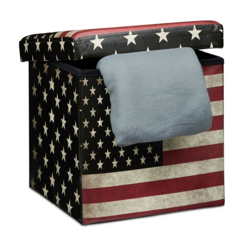 Hocker mit Stauraum Trendmotiv