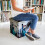 Hocker mit Stauraum Trendmotiv 2