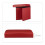 Folding stool artificial leather 4