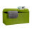 Bench with storage space in artificial leather 1
