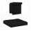 Klappbarer Hocker mit Stauraum aus Leinenstoff 8