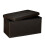 Bench with storage space in artificial leather 3