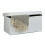Bench with storage space in artificial leather 1