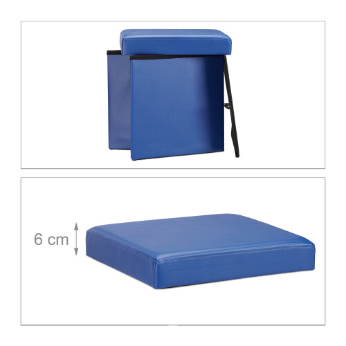 Klapphocker Kunstleder 2