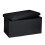 Bench with storage space in artificial leather 3