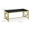 Couchtisch in Schwarz und Gold 4