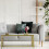Couchtisch in Schwarz und Gold 2