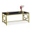 Couchtisch in Schwarz und Gold 1