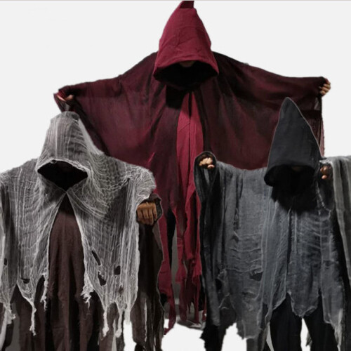 Feather Hooded Cape - Hollywood Costumes