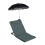 Strandmatte mit Sonnenschirm 7