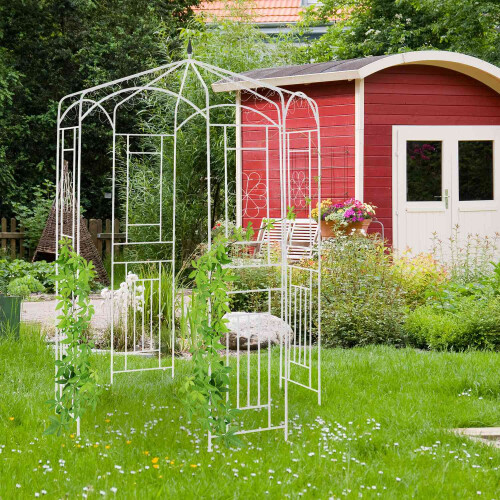 Rosa Pavillon Metall 2