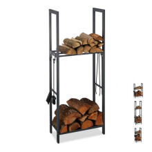 Holzständer mit 2 Ablagen