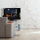 Weißer TV-Schrank auf Rädern 5