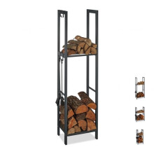 Holzständer mit 2 Ablagen