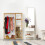 Rollgarderobe aus Bambus 2