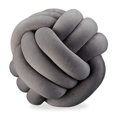 Knotenkissen einfarbig