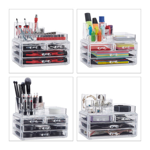 Make-up-Aufbewahrung mit 4 Schubladen 2