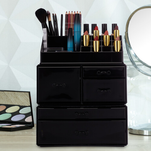 Make-up-Aufbewahrung aus Acryl mit 21 Fächern 1
