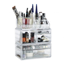 Make-up-Aufbewahrung aus Acryl mit 21 Fächern