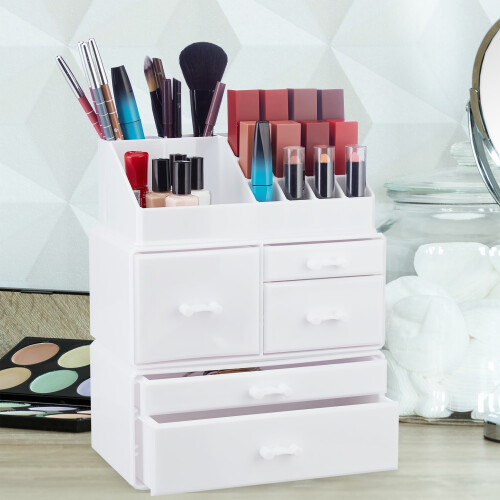 Make-up-Aufbewahrung aus Acryl mit 21 Fächern 1