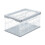Transparente Transportbox mit Deckel 1