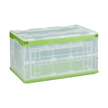 Transparente Transportbox mit Deckel