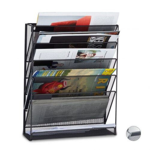 Magazine holder wall