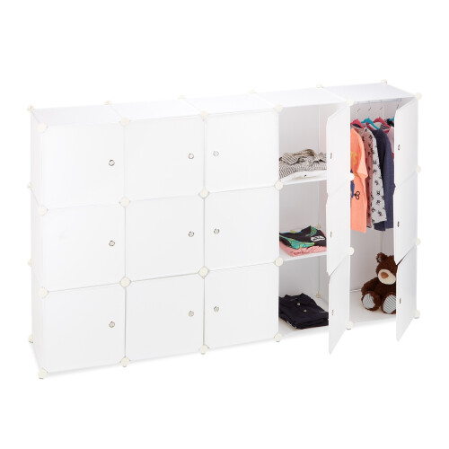 Regalsystem Kleiderschrank 11 Fächer 2