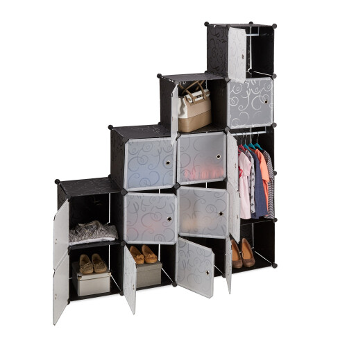 Regalsystem Kleiderschrank 11 Fächer 2