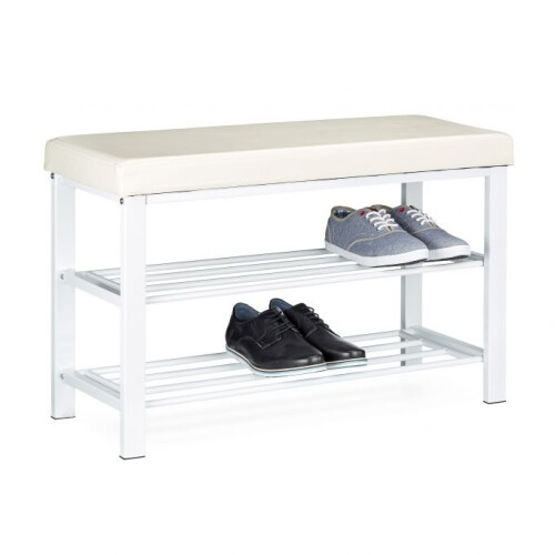 Schuhbank mit gepolsterter Sitzfläche